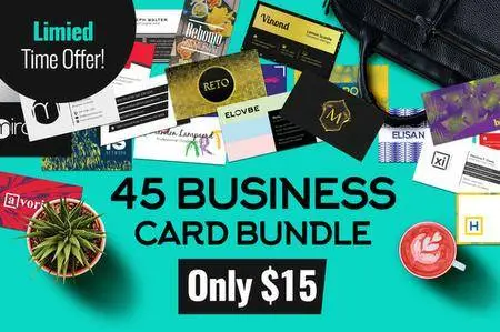 CreativeMarket - 45 Business Card Bundle