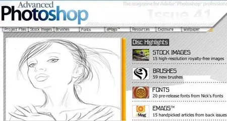 Advanced Photoshop Magazine Issue 41- CD content