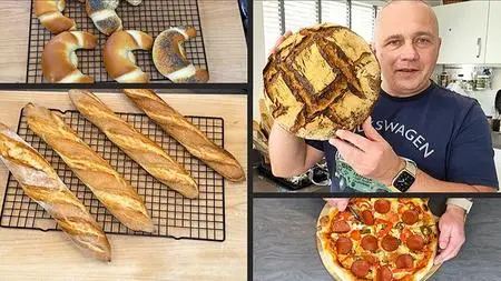 Bread baking - Sourdough bread, yeast bread, and pizza