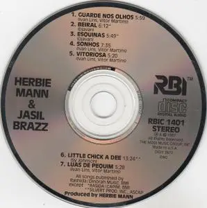 Herbie Mann ‎- Jasil Brazz (1987) {RBIC 1401}