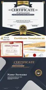 Vectors - Certificate Templates 20