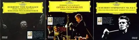 Karajan2008 Edition 3 CDs with Schubert Brahms Symphonies and Opera Intermezzi