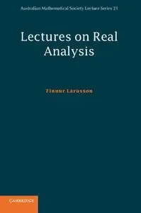 Lectures on Real Analysis (Australian Mathematical Society Lecture Series) (Repost)