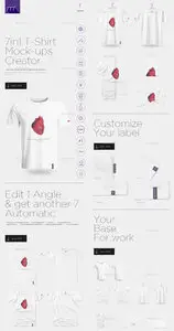 GraphicRiver - T-shirt Generator 7 in 1 Mock-up