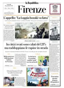 la Repubblica Firenze - 20 Gennaio 2023