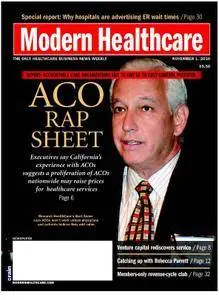 Modern Healthcare – November 01, 2010
