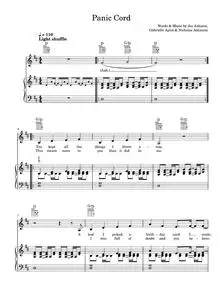 Panic cord - Gabrielle Aplin (Piano-Vocal-Guitar (Piano Accompaniment))