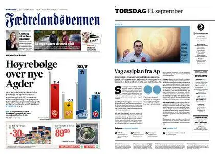 Fædrelandsvennen – 13. september 2018