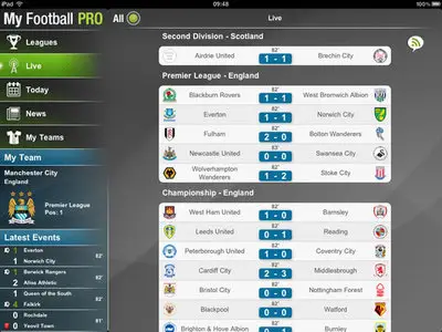 My Football Pro HD 1.2.2 iPad