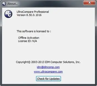 IDM UltraCompare Professional 8.50.0.1016
