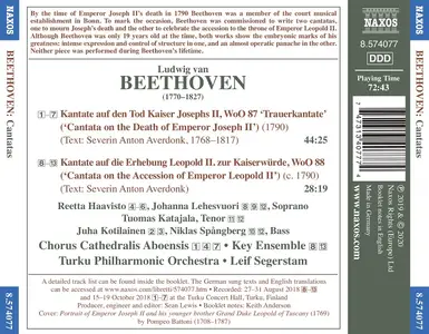 Leif Segerstam, Turku Philharmonic Orchestra - Ludwig van Beethoven: Cantata on the Death of Emperor Joseph II (2020)