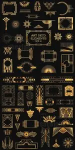 Art Deco Elements Vector