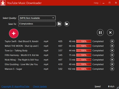 Apps4YouTube YouTube Music Downloader 5.4.4.8