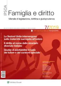 Famiglia e Diritto - Luglio 2019