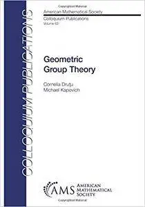 Geometric Group Theory