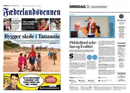 Fædrelandsvennen – 21. november 2018