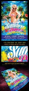 Summer Pool Party Flyer Template