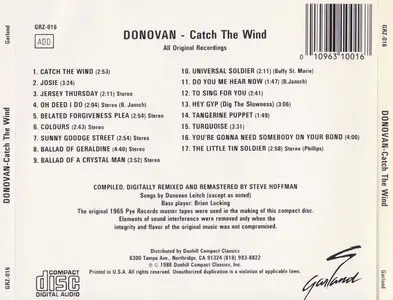 Donovan - Catch The Wind (1965)