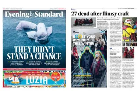 London Evening Standard – November 25, 2021