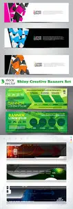 Vectors - Shiny Creative Banners Set