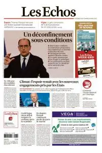 Les Echos du Vendredi 23 et Samedi 24 Avril 2021