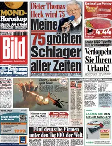 Bild Zeitung vom 28 Dezember 2012