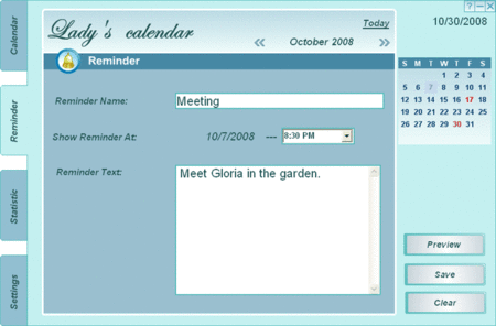 Lady's Calendar 2.1.0 Multilanguage