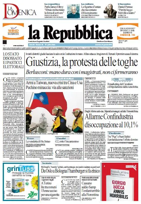 La Repubblica (31-01-10)