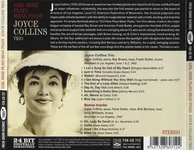 Joyce Collins Trio - Girl Here Plays Mean Piano (1960) {Jazzland--Fresh Sound FSR-CD712 rel 2012}