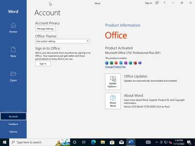 Windows 10 Pro 22H2 build 19045.2251 (x64) With Office 2021 Pro Plus Multilingual Preactivate