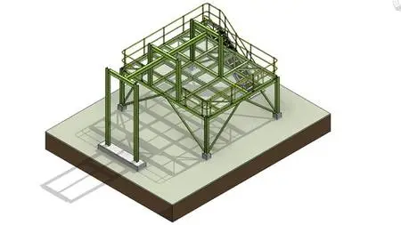 3D Model And Analysis Of A Crawl Beam Structure