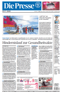 Die Presse, 03.  Januar 2014