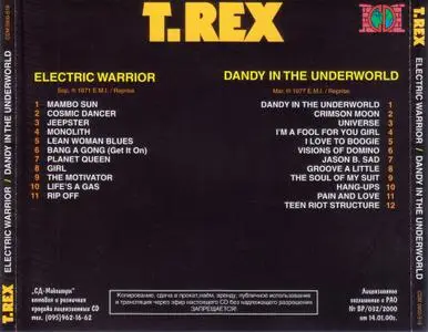 T. Rex - Electric Warrior / Dandy In The Underworld (1971/1977) {2000, 2 Albums on 1 CD}