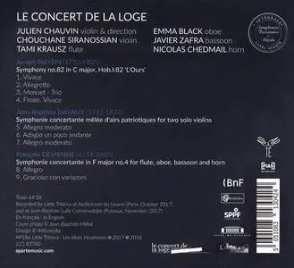 Julien Chauvin, Le Concert de la Loge - Joseph Haydn: Symphony No. 82 'L'Ours' (2018)