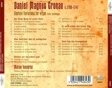 Matteo Venturini - Gronau: Chorale Variations (2014)