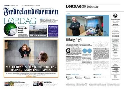 Fædrelandsvennen – 29. februar 2020