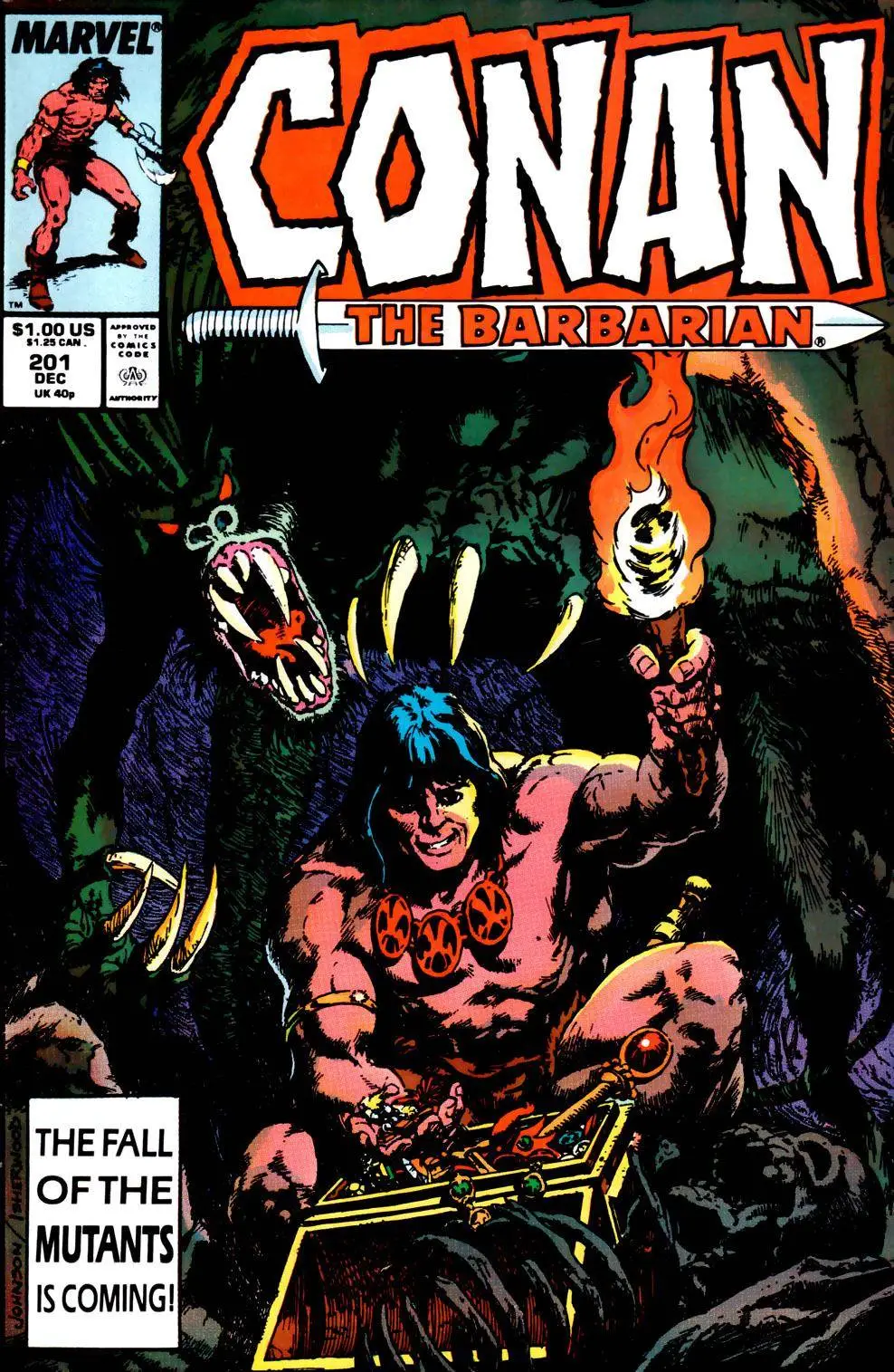 Conan the Barbarian v1 201 1987-12