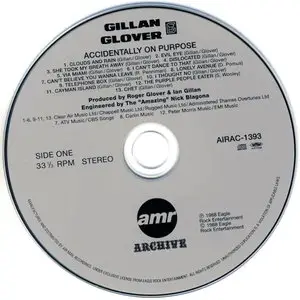 Gillan & Glover - Accidentally On Purpose (1988) [Japan Press, 2007]