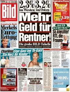 Bild Zeitung vom 28. Oktober 2011