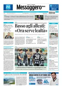 Messaggero Veneto Pordenone - 24 Settembre 2025