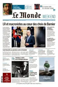 Le Monde du Samedi 21 Septembre 2024