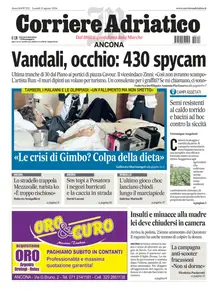 Corriere Adriatico Ancona - 12 Agosto 2024