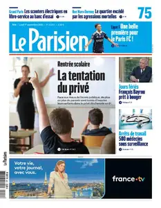 Le Parisien du Lundi 1er Septembre 2025