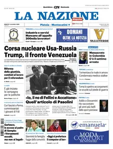 La Nazione Pistoia Montecatini - 1 Novembre 2025