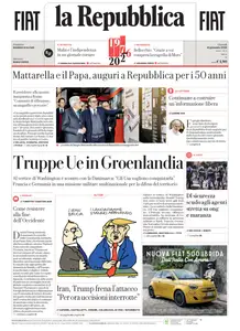 la Repubblica - 15 Gennaio 2026