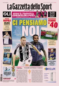La Gazzetta dello Sport - 12 Settembre 2025