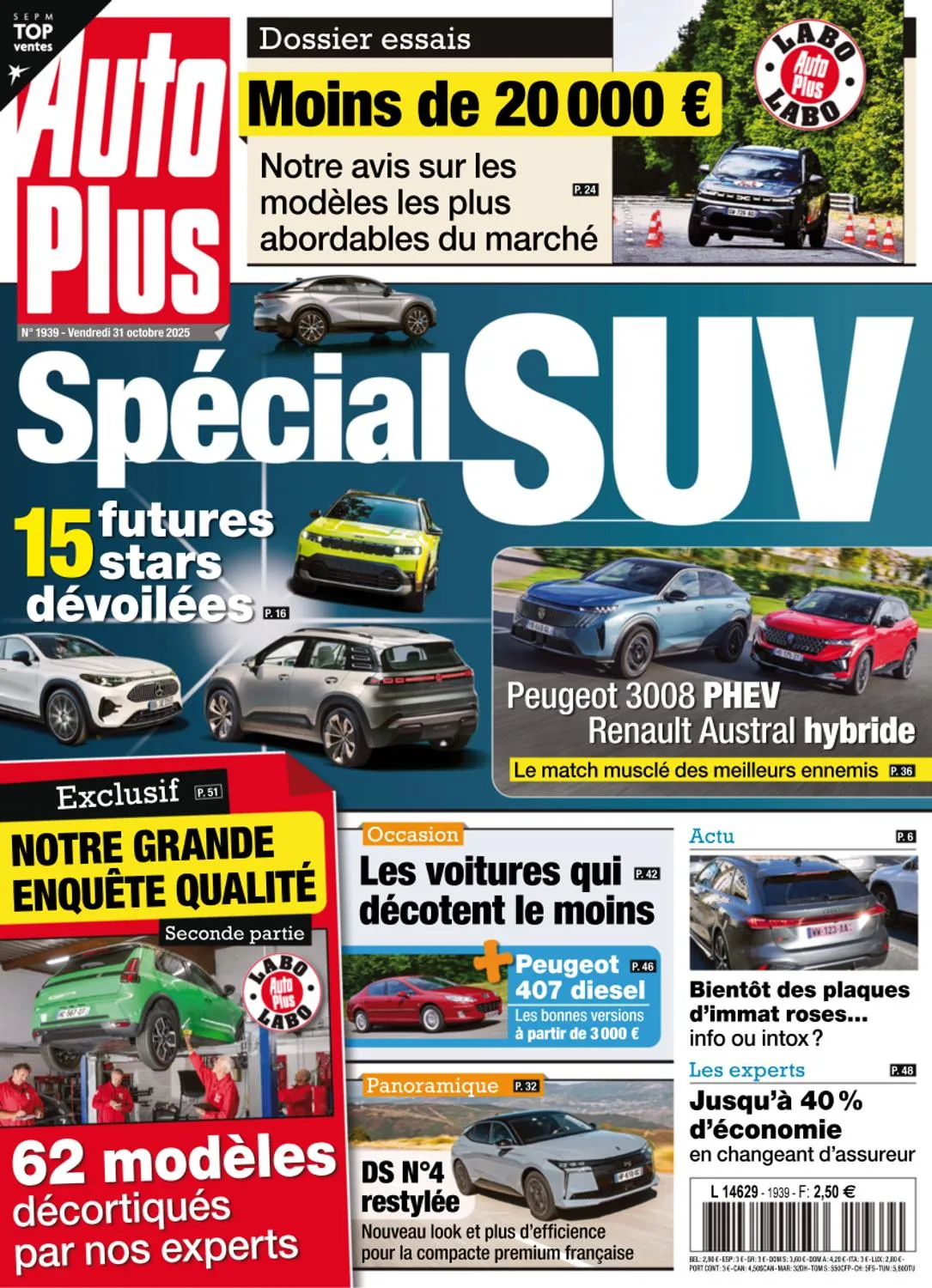 Auto Plus France N.1939 - 31 Octobre 2025