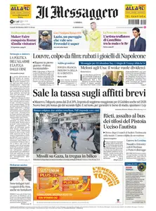 Il Messaggero Umbria - 20 Ottobre 2025
