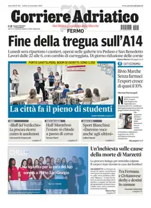 Corriere Adriatico Fermo - 13 Settembre 2025