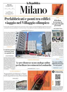 la Repubblica Milano - 30 Luglio 2024